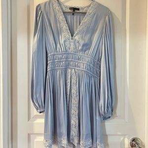 Maje 36 baby blue lace dress